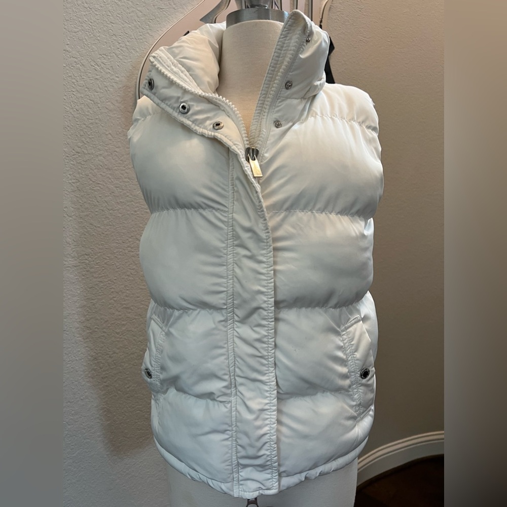 Bershka Zip Button-Up Winter Vest